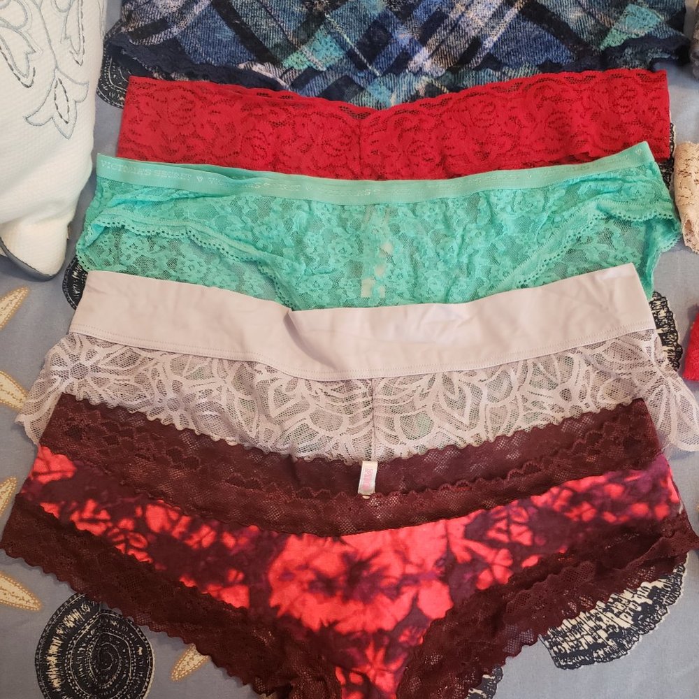 5 pairs of Lace Thong Panties